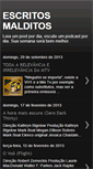 Mobile Screenshot of escritosmalditosdois.blogspot.com