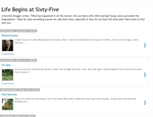 Tablet Screenshot of lifebeginsatsixty-five.blogspot.com
