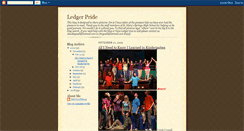 Desktop Screenshot of ledgerpride.blogspot.com