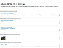 Tablet Screenshot of educadoresenelsiglo22.blogspot.com