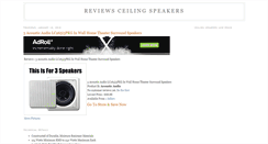 Desktop Screenshot of in-ceiling-speakers.blogspot.com