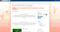 Desktop Screenshot of karmakallio-jooga.blogspot.com