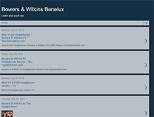 Tablet Screenshot of bowers-wilkins-benelux.blogspot.com