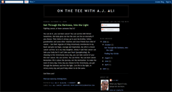 Desktop Screenshot of ontheteewithajali.blogspot.com