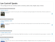 Tablet Screenshot of leecantrellspeaks.blogspot.com