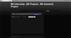 Desktop Screenshot of beprojectsinpune.blogspot.com