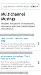 Mobile Screenshot of multichannel-musings.blogspot.com