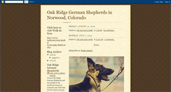 Desktop Screenshot of oakridgegsd.blogspot.com