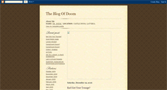 Desktop Screenshot of doomsblog.blogspot.com