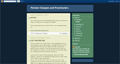 Desktop Screenshot of pensionchequesandpreschoolers.blogspot.com