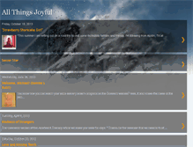 Tablet Screenshot of allthingsjoyful.blogspot.com
