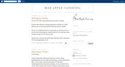 Desktop Screenshot of madapplecatering.blogspot.com