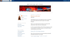 Desktop Screenshot of museumoffire.blogspot.com