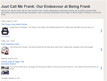 Tablet Screenshot of just-call-me-frank.blogspot.com