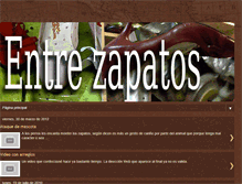 Tablet Screenshot of entrezapato.blogspot.com