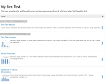 Tablet Screenshot of mysextest.blogspot.com