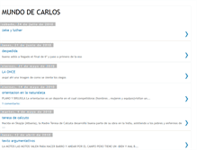 Tablet Screenshot of mundodecarlosheredia.blogspot.com