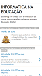 Mobile Screenshot of iinformaticanaeducacao.blogspot.com