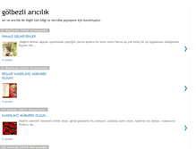 Tablet Screenshot of golbezliaricilik.blogspot.com