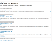 Tablet Screenshot of marbletownmemoirs.blogspot.com