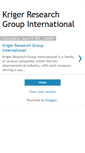 Mobile Screenshot of krigerresearch.blogspot.com