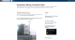 Desktop Screenshot of dumpsterdiving4instantcash.blogspot.com