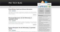 Desktop Screenshot of pak-tech.blogspot.com