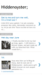 Mobile Screenshot of hiddenoyster.blogspot.com