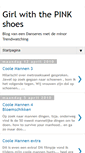 Mobile Screenshot of girlwiththepinkshoes.blogspot.com