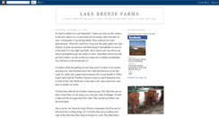 Desktop Screenshot of lakebreezefarms.blogspot.com