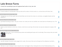 Tablet Screenshot of lakebreezefarms.blogspot.com