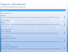 Tablet Screenshot of diagnosisschizophrenia.blogspot.com