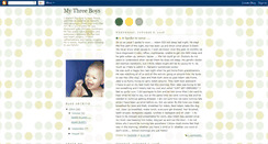 Desktop Screenshot of mythreeboyslife.blogspot.com