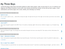 Tablet Screenshot of mythreeboyslife.blogspot.com