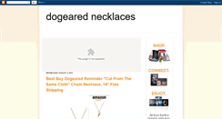 Desktop Screenshot of dogearednecklaces.blogspot.com