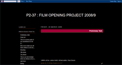 Desktop Screenshot of 37filmopening09.blogspot.com