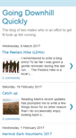 Mobile Screenshot of goingdownhillquickly.blogspot.com