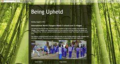 Desktop Screenshot of beingupheld.blogspot.com