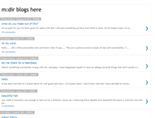 Tablet Screenshot of mdirblogs.blogspot.com