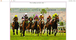 Desktop Screenshot of handicapperscorner.blogspot.com