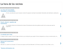 Tablet Screenshot of lahoradelosvecinos.blogspot.com