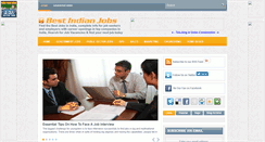 Desktop Screenshot of bestindianjobs.blogspot.com