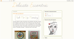 Desktop Screenshot of delicate-eccentric.blogspot.com