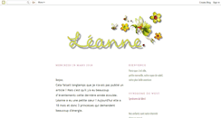 Desktop Screenshot of leblogdeleanne.blogspot.com