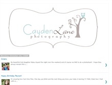 Tablet Screenshot of caydenlanephotography.blogspot.com