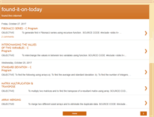 Tablet Screenshot of founditontoday.blogspot.com