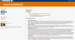 Desktop Screenshot of elelebakimevi.blogspot.com