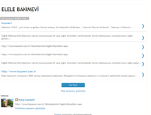 Tablet Screenshot of elelebakimevi.blogspot.com