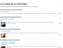 Tablet Screenshot of ciudaddenaufragos.blogspot.com