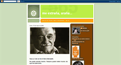 Desktop Screenshot of meextrana.blogspot.com